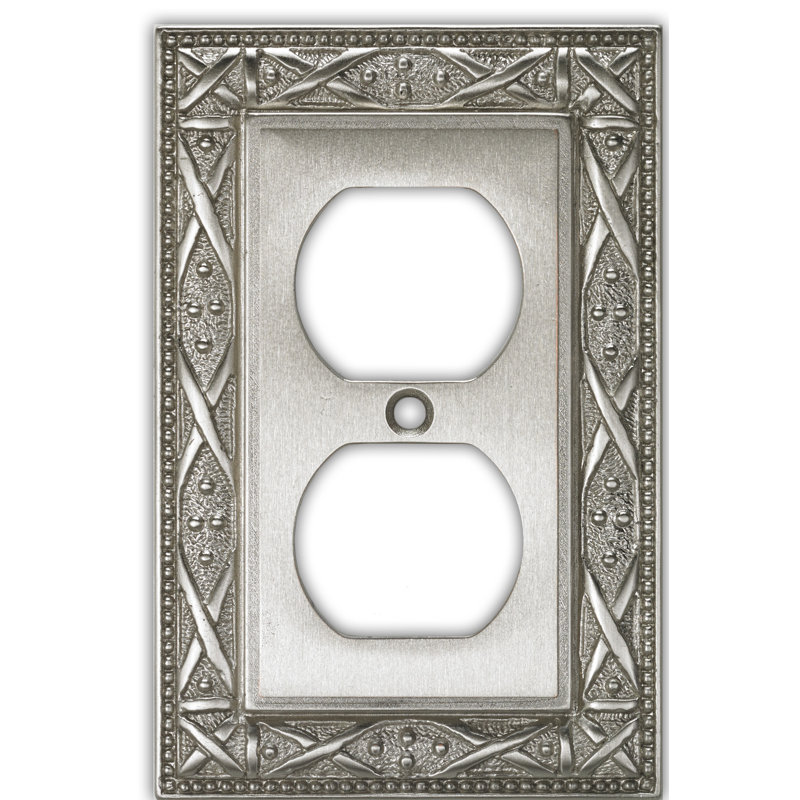 ClaireDeco Bulgari 1 Gang Duplex Outlet Wall Plate Reviews Wayfair